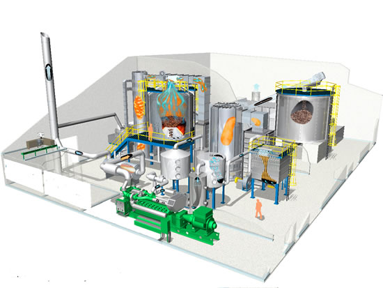 Plasma Gaseificação - Sistema de Gaseificação de Biomassa-Lixo