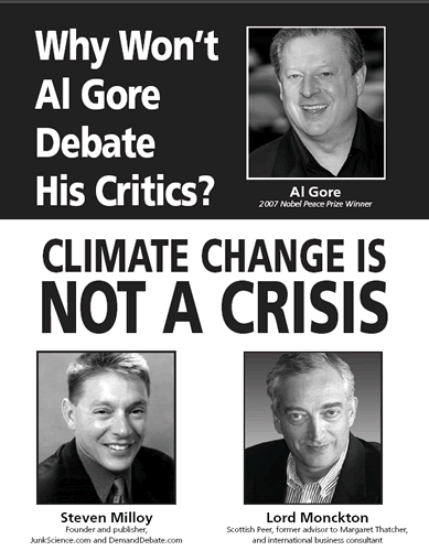 Desafio ao Mr. El Gore para Debater Aquecimento Global