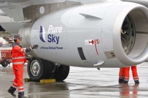 Turbina de Jato da Lufthansa Abastecido com Bioquerosene