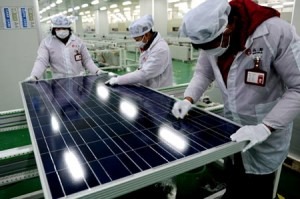 Energia Solar - Fábrica de Painéis Solares na China