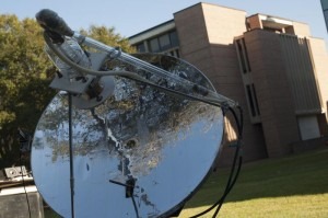 Energia Solar- Máquina de Vapor Solar da Rice University (Crédito: Jeff Fitlow/Rice University)