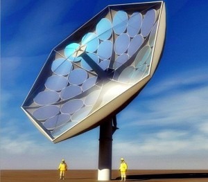 Energia Solar Fotovoltaica Concentrada – Projeto Artístico do Protótipo de Sistema HCPVT em desenvolvimento (crédito: IBM)