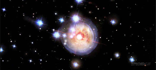 Estrela Desabafando - Os cientistas da NASA afirmam que ainda não sabem o que causou o "Desabafo" (Fonte: NASA)