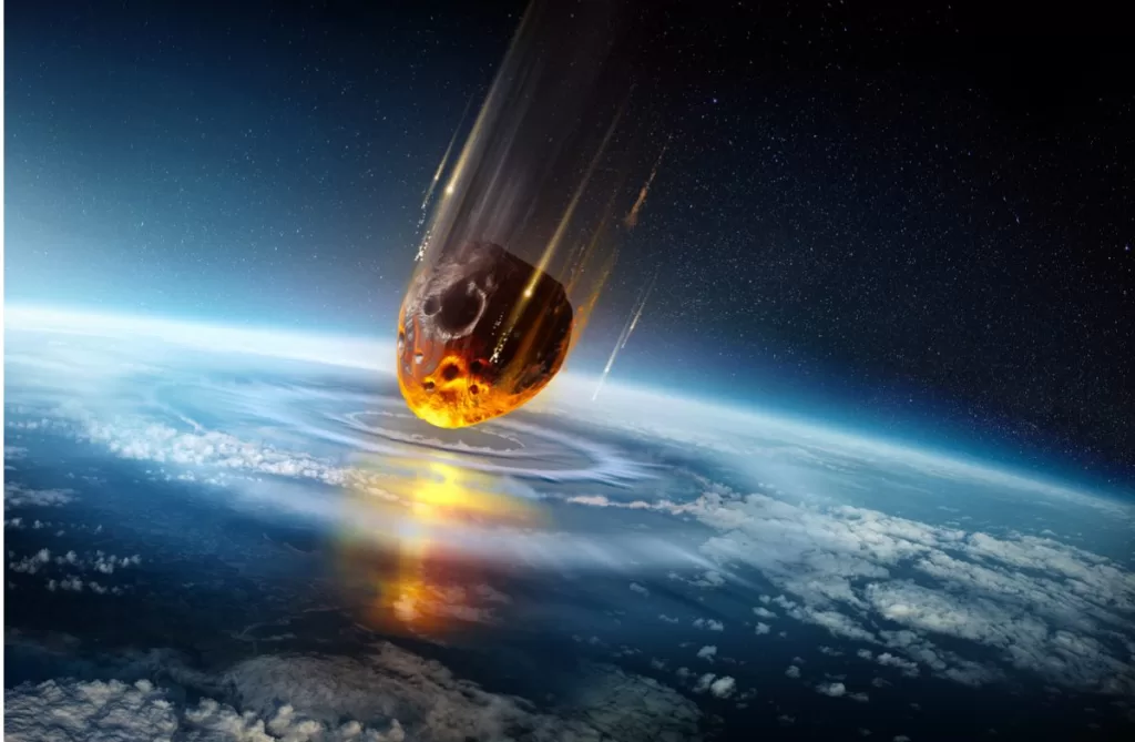 Grande Meteoro ou Asteroide Atingir a Terra